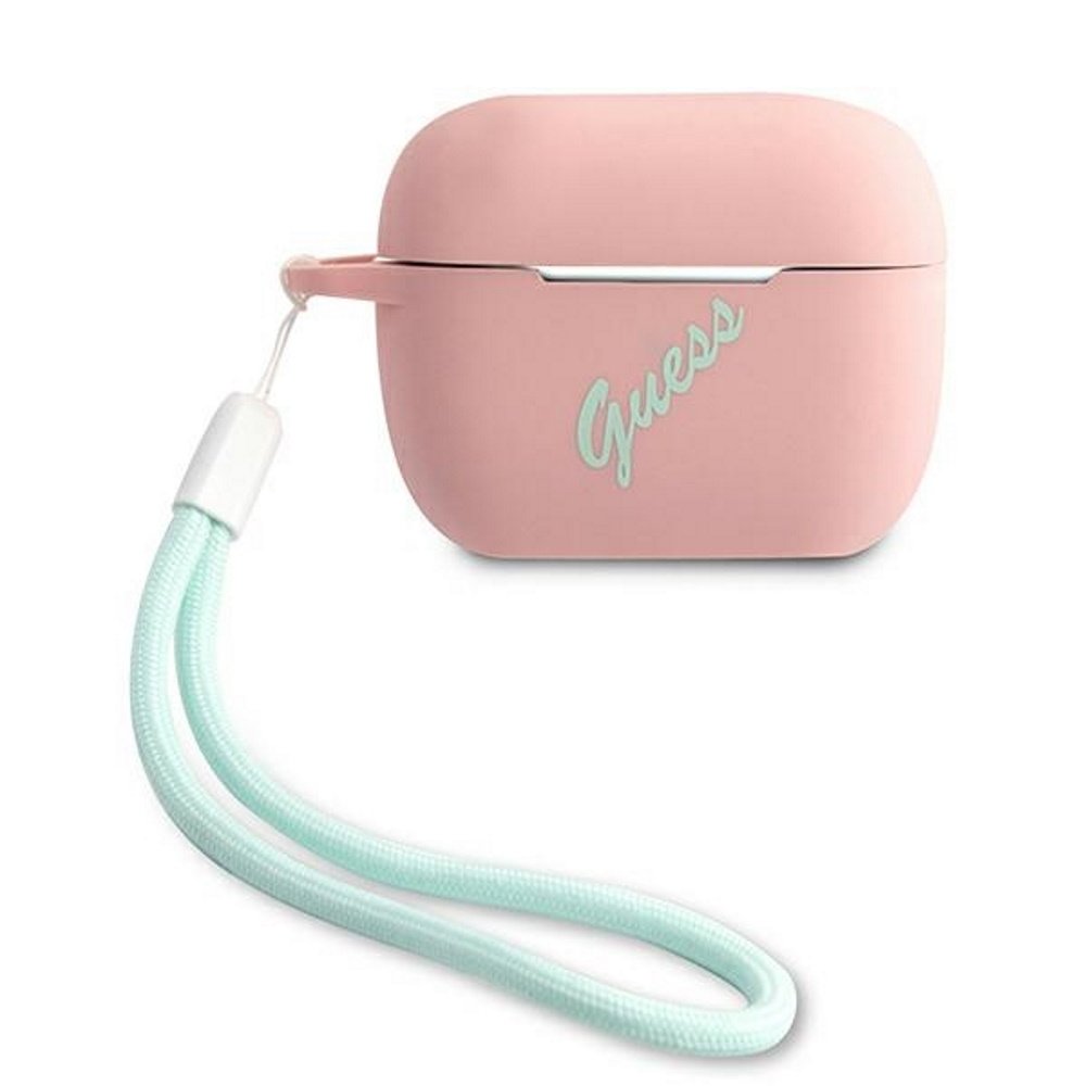 Guess GUACAPLSVSPG Apvalks Priekš Apple AirPods