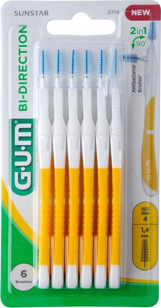 GUM Sunstar Butler Szczoteczki międzyzębowe Bi-Direction