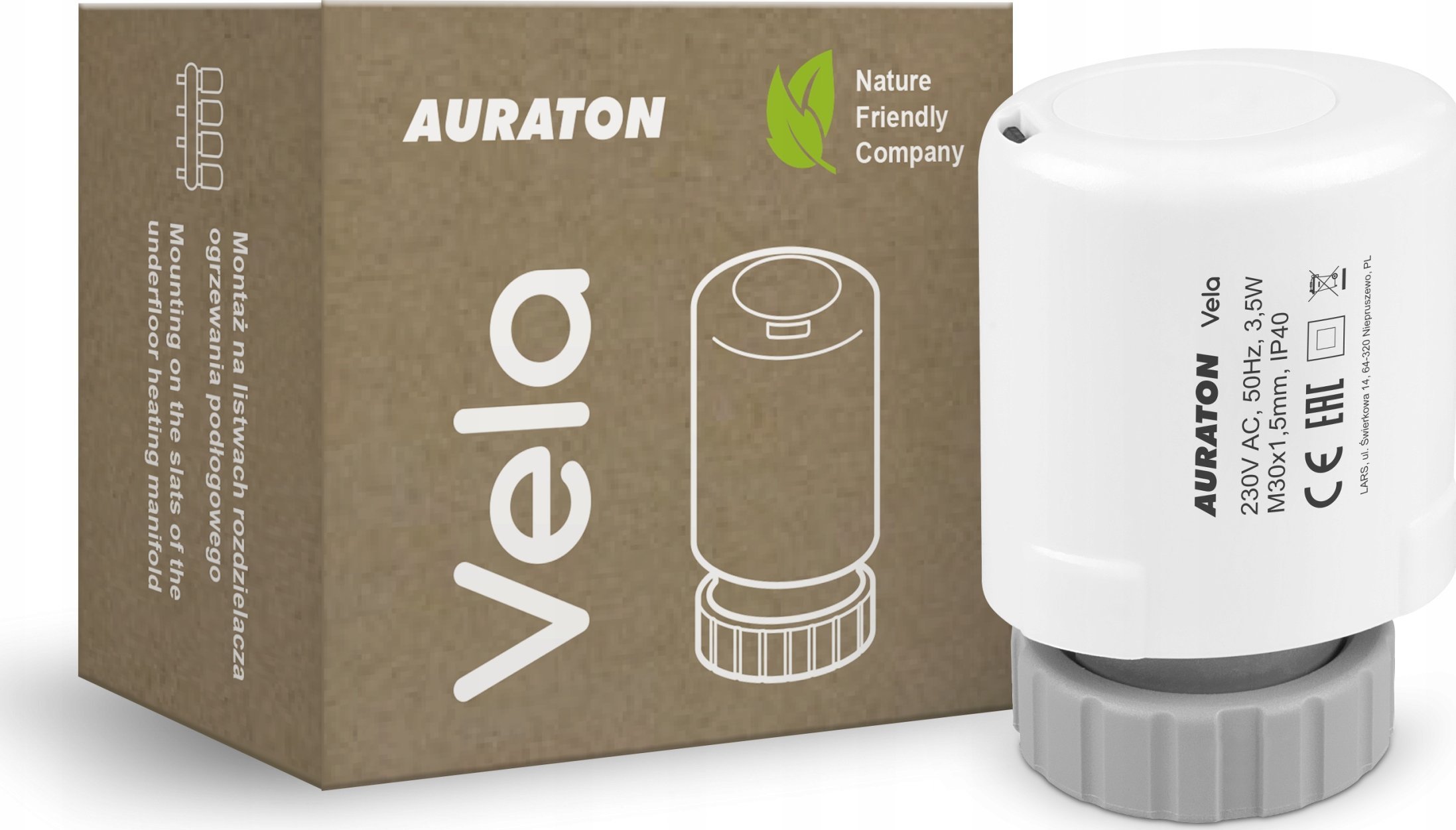 Guzzanti THERMOELECTRIC ACTUATOR AURATON VELA |