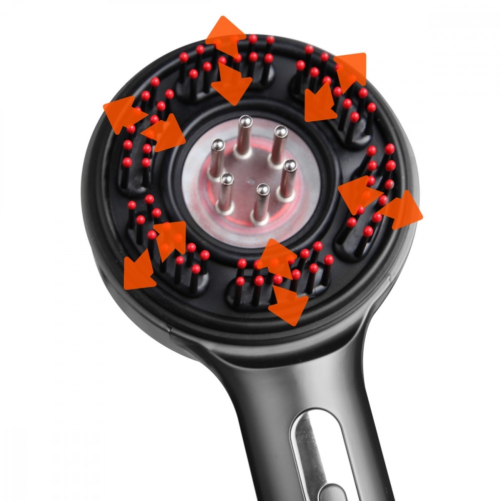 Media-Tech MT6537 Regenerating Hairbrush Massager |