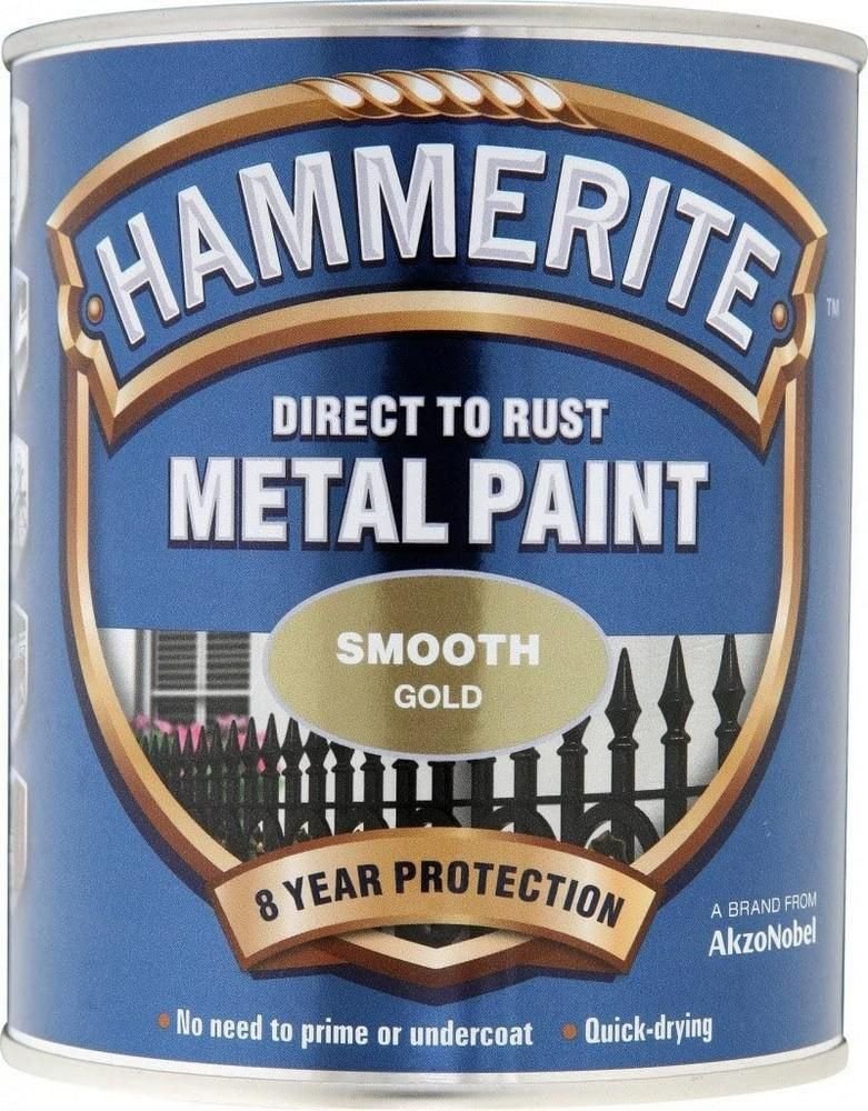 Hammerite ANTICORROSIVE PAINT HAM.SMOOTH KULDNE
