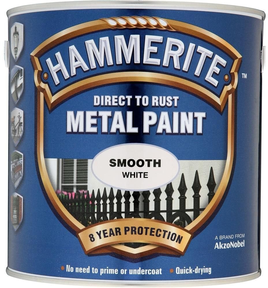 Hammerite ANTICORROSIVE PAINT HAM.SMOOTH VALGE