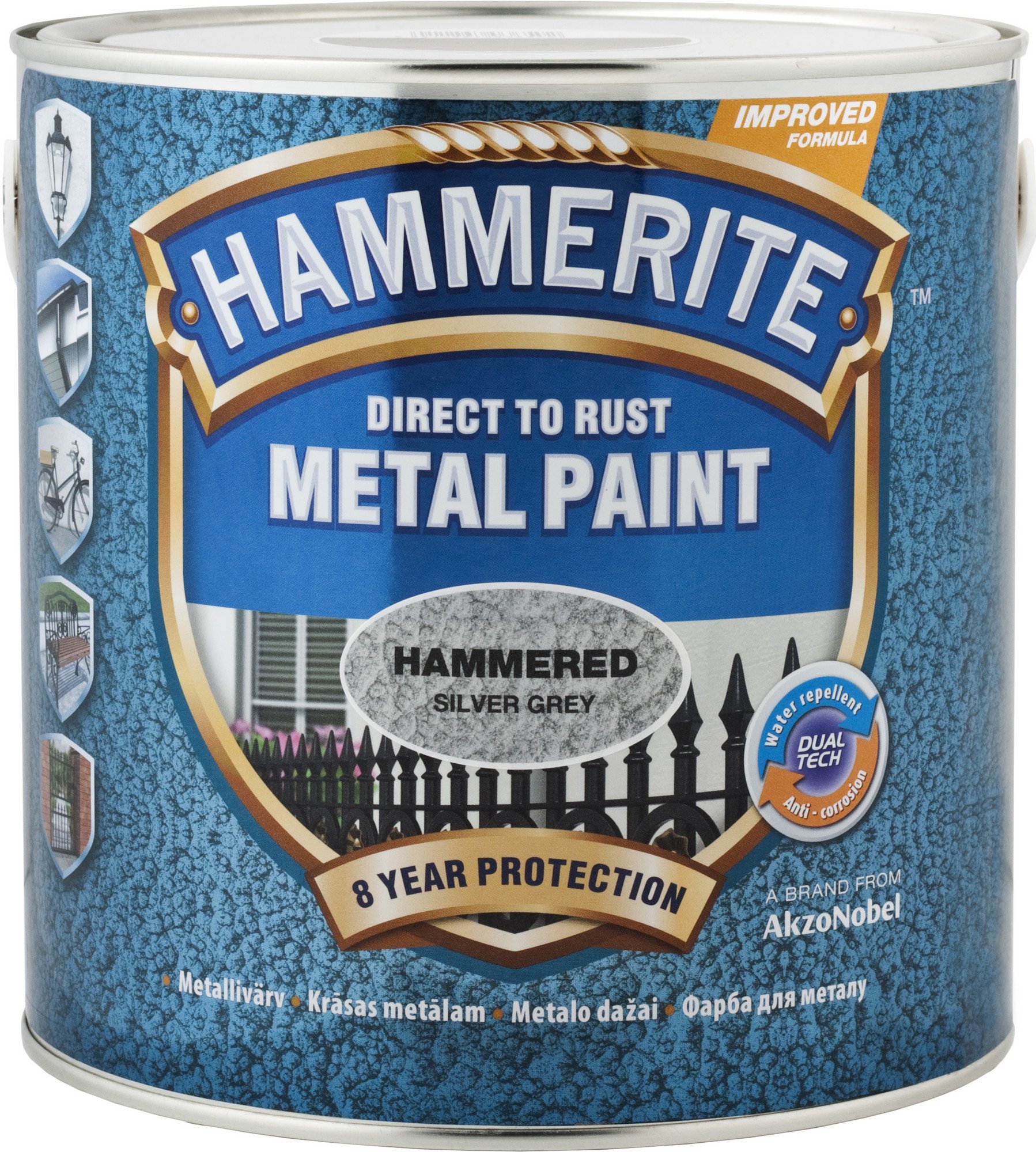 Hammerite ANTICORROSIVE PAINT HAMMERED HALL 750ML