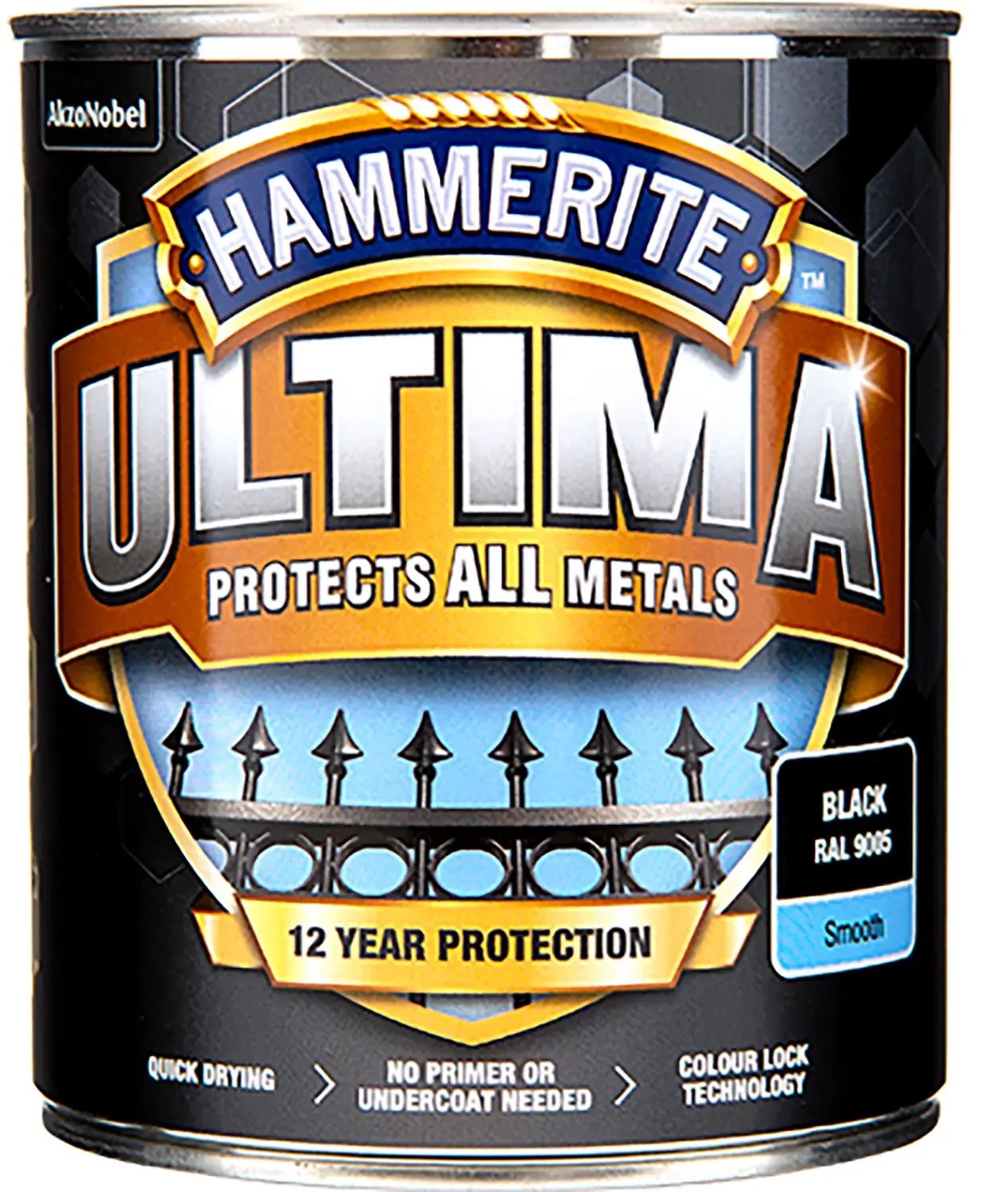 Hammerite Hammerite Ultima Metalmaling - Sort