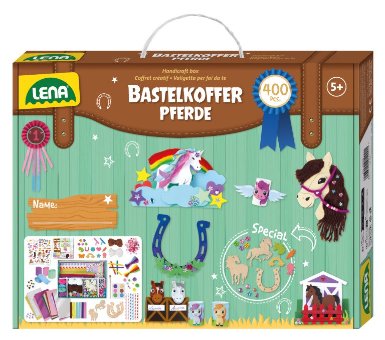 Lena Handicraft Box Horses | 42669