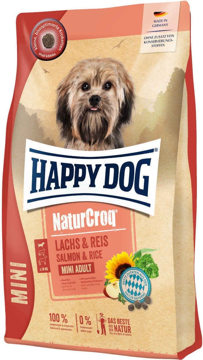 Happy Dog NaturCroq Mini Łosoś&Ryż, karma