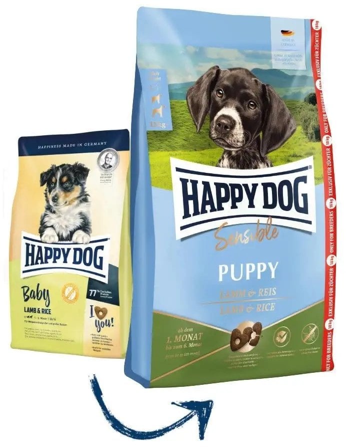 Happy Dog Sensible Puppy, sucha karma