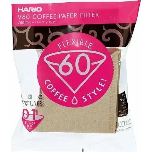 Hario Paper filters Misarashi V60-01 |
