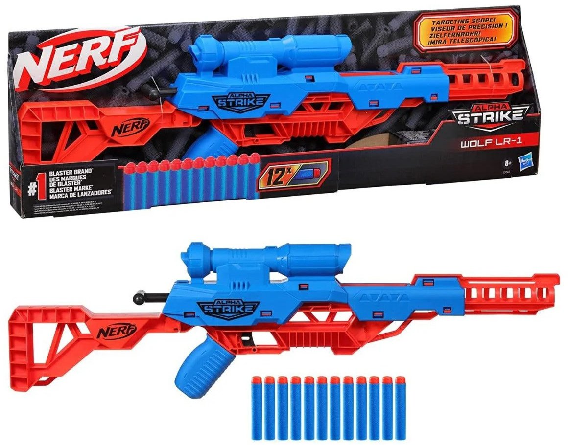 Hasbro NERF Alpha Strike WOLF LR-1