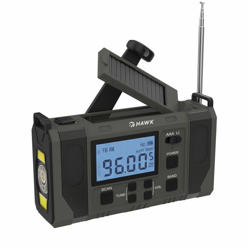 Radio Hawk HWRDI420GN Radio Solar Dynamo