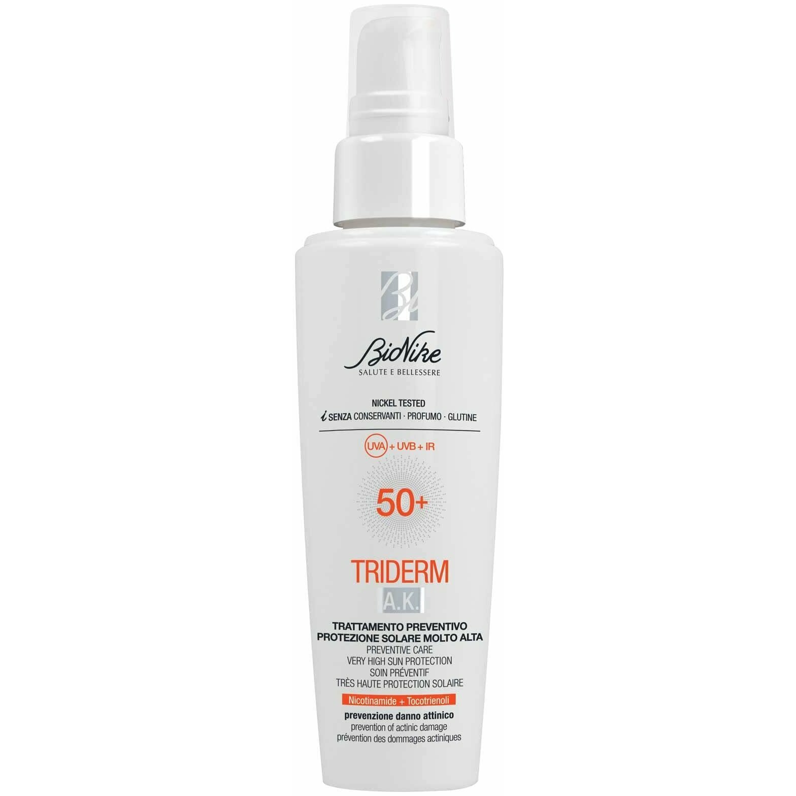Heliocare BioNike, Triderm AK SPF50+, Hydrating