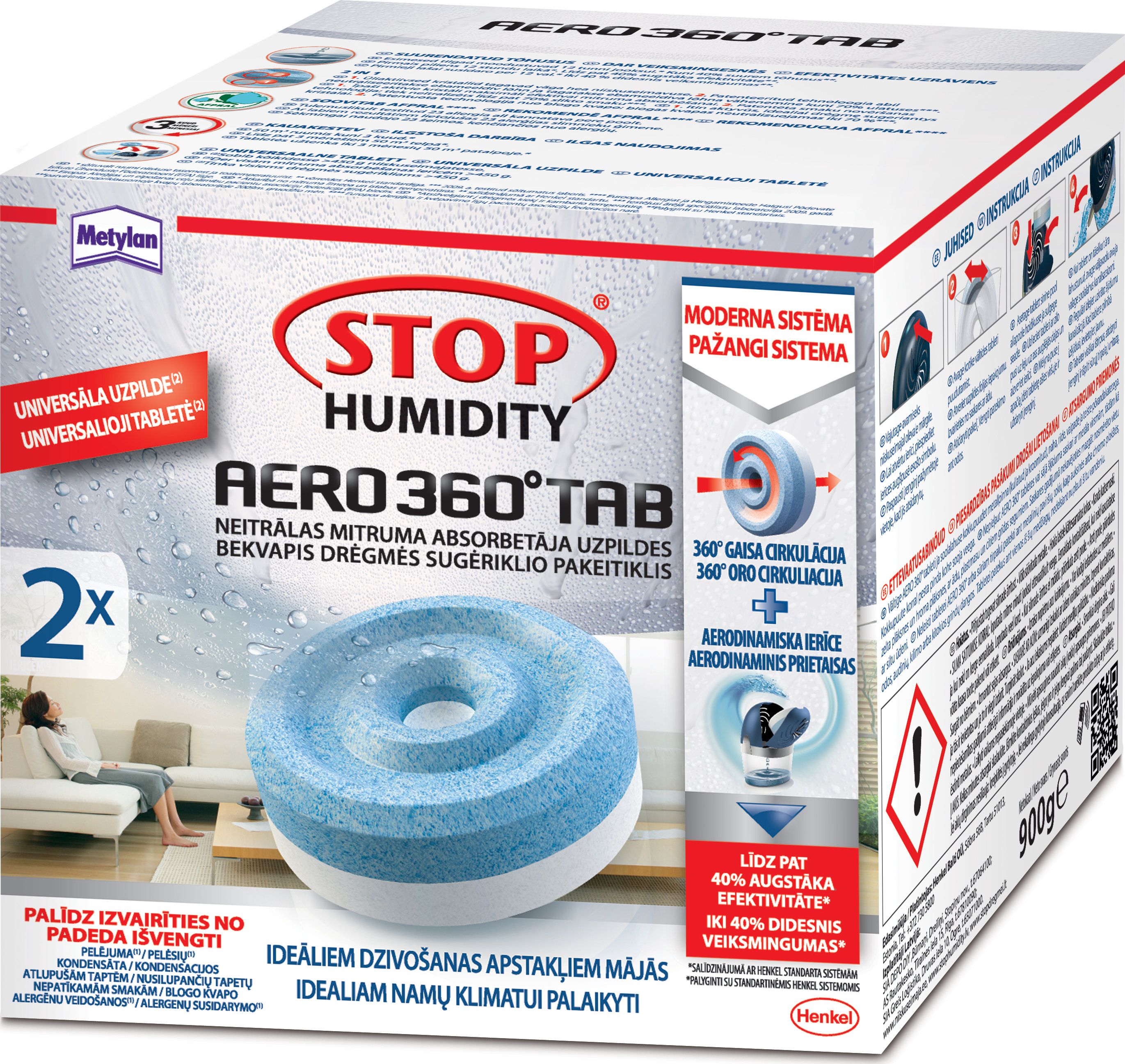 Henkel  osuszające w tabletkach Aero 360