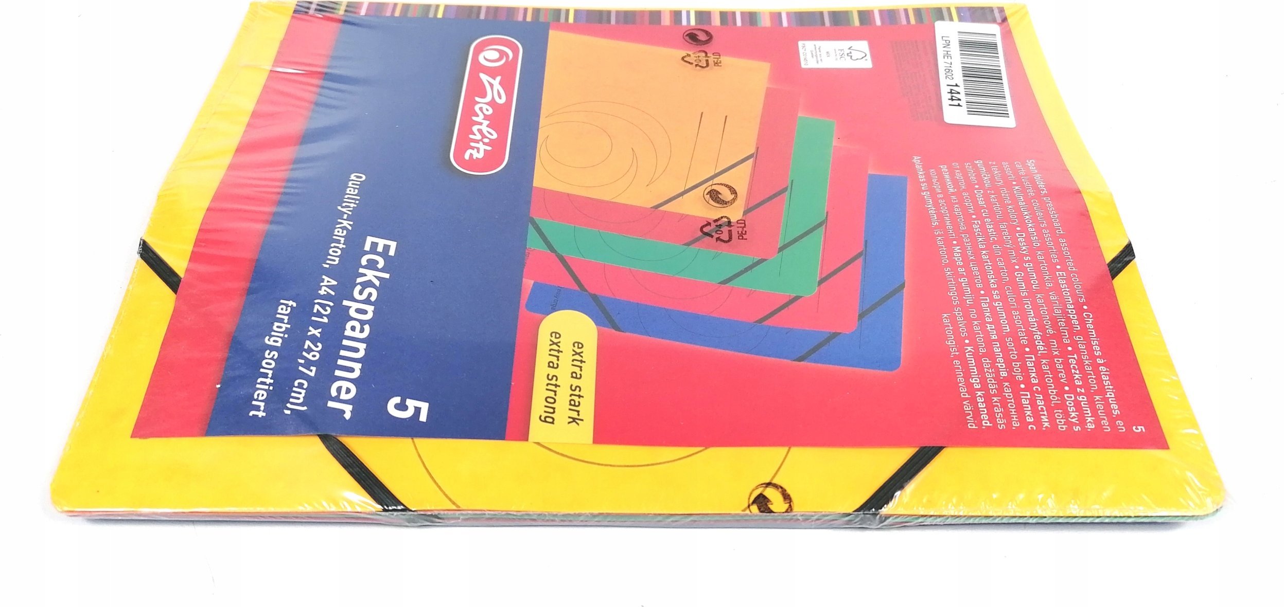Herlitz Herlitz Eckspanner     A4 Quality   farb