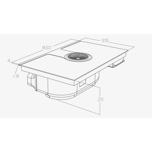 ELICA Hob and Hood (2in1) ELICA