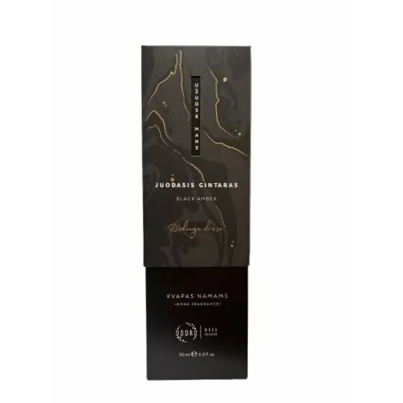 HOME SCENT MOOD BLACK AMBER 90ML