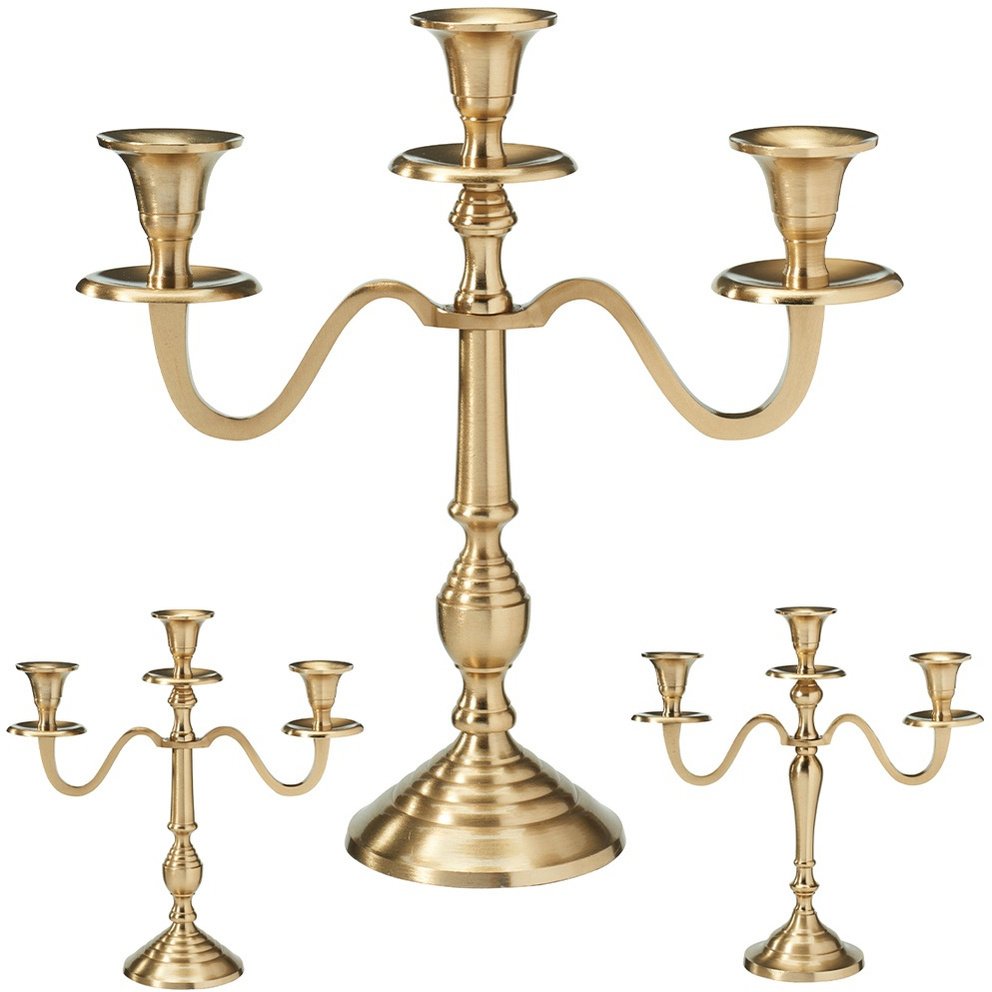 Home Styling Collection Świecznik kandelabr  3-ramienny