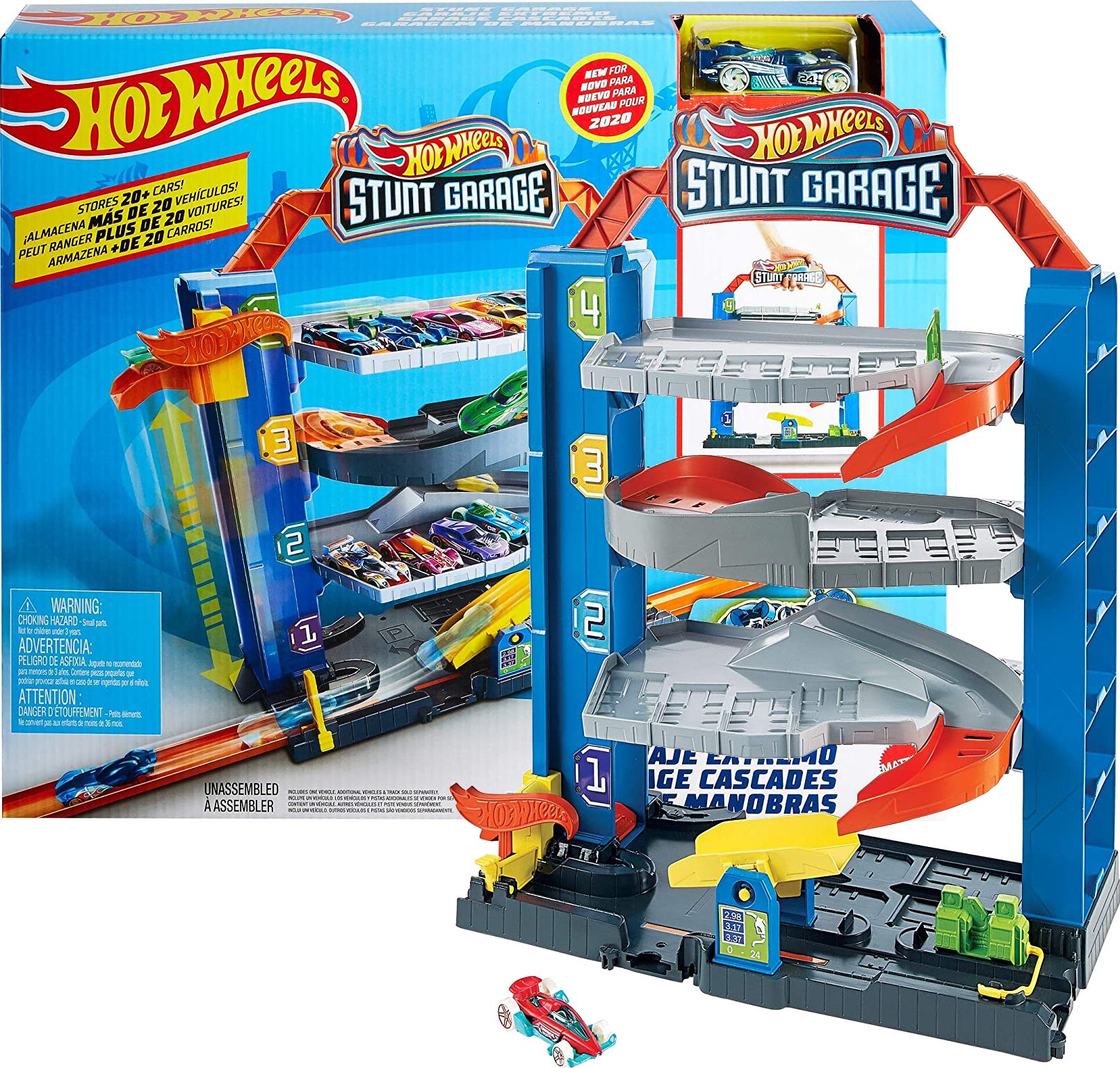Hot Wheels Parking Z Windą +