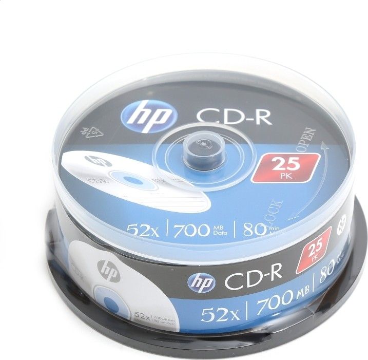 HP CD-R 700 MB 52x 25