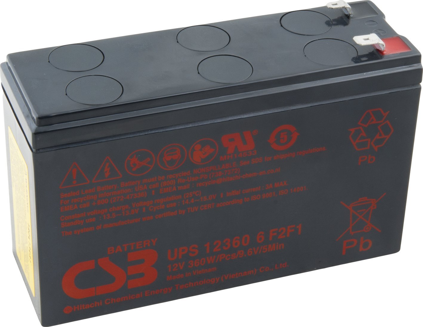 HP CSB  12V 7Ah F1F2 HighRate