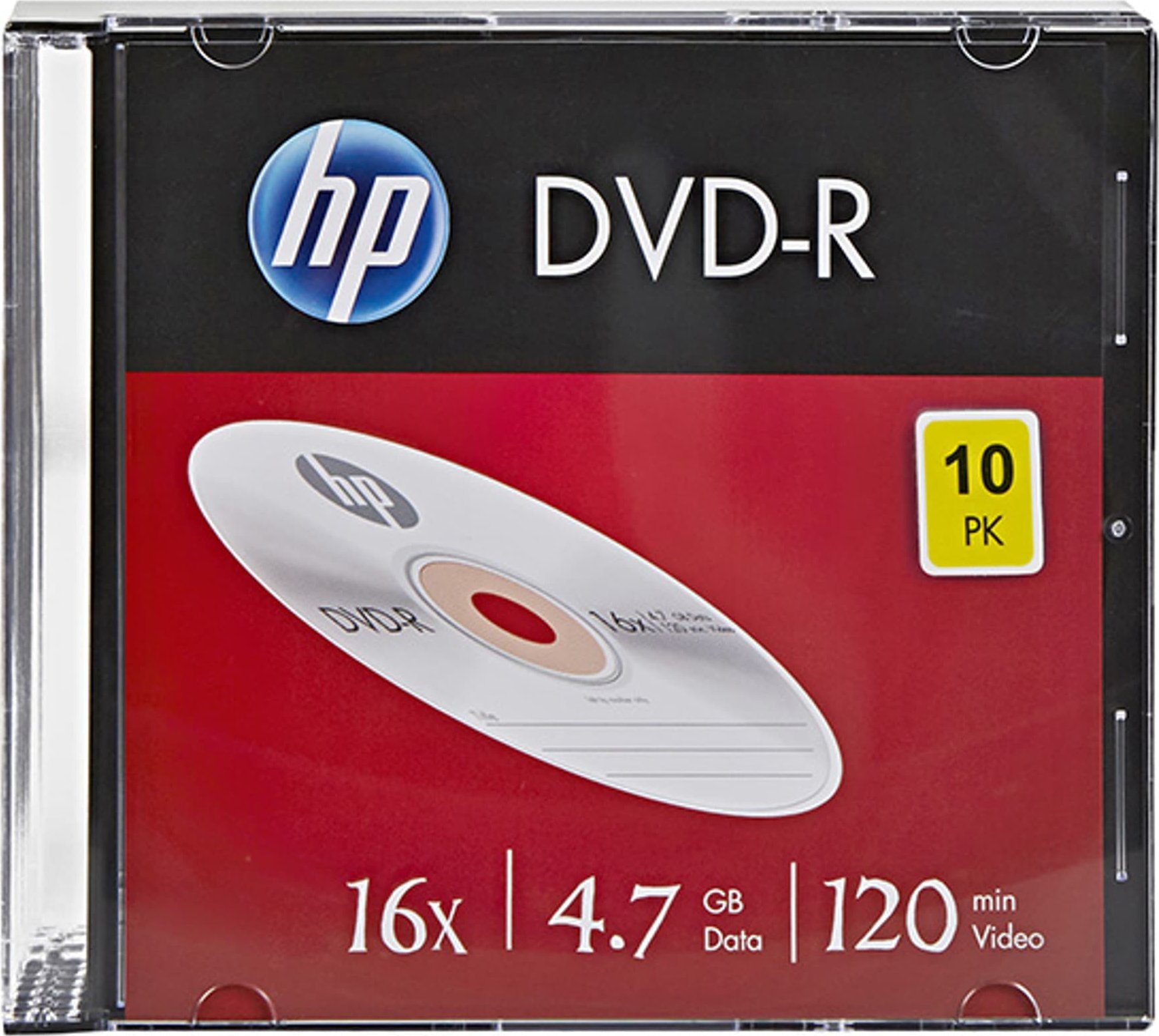 HP DVD-R, DME00085-3, 4.7GB, 16x