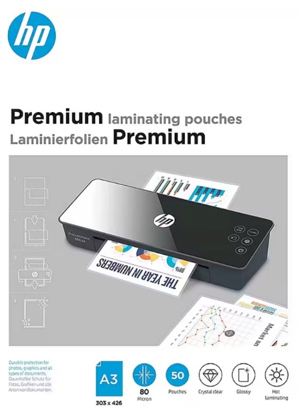HP HP Laminierfolie A3 80mic 50er