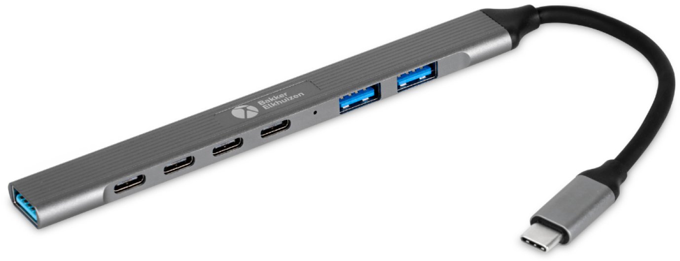 HUB USB BakkerElkhuizen USB-C Hub 7-in-1