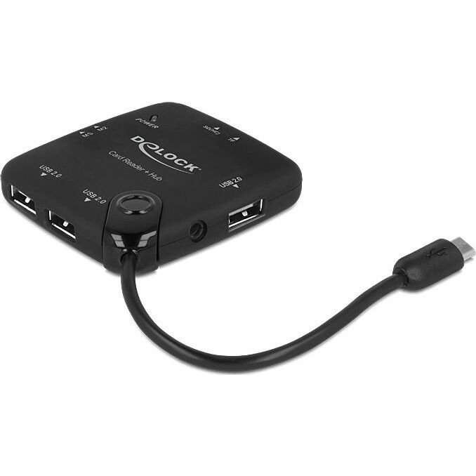 HUB USB Delock 1x SD 1x