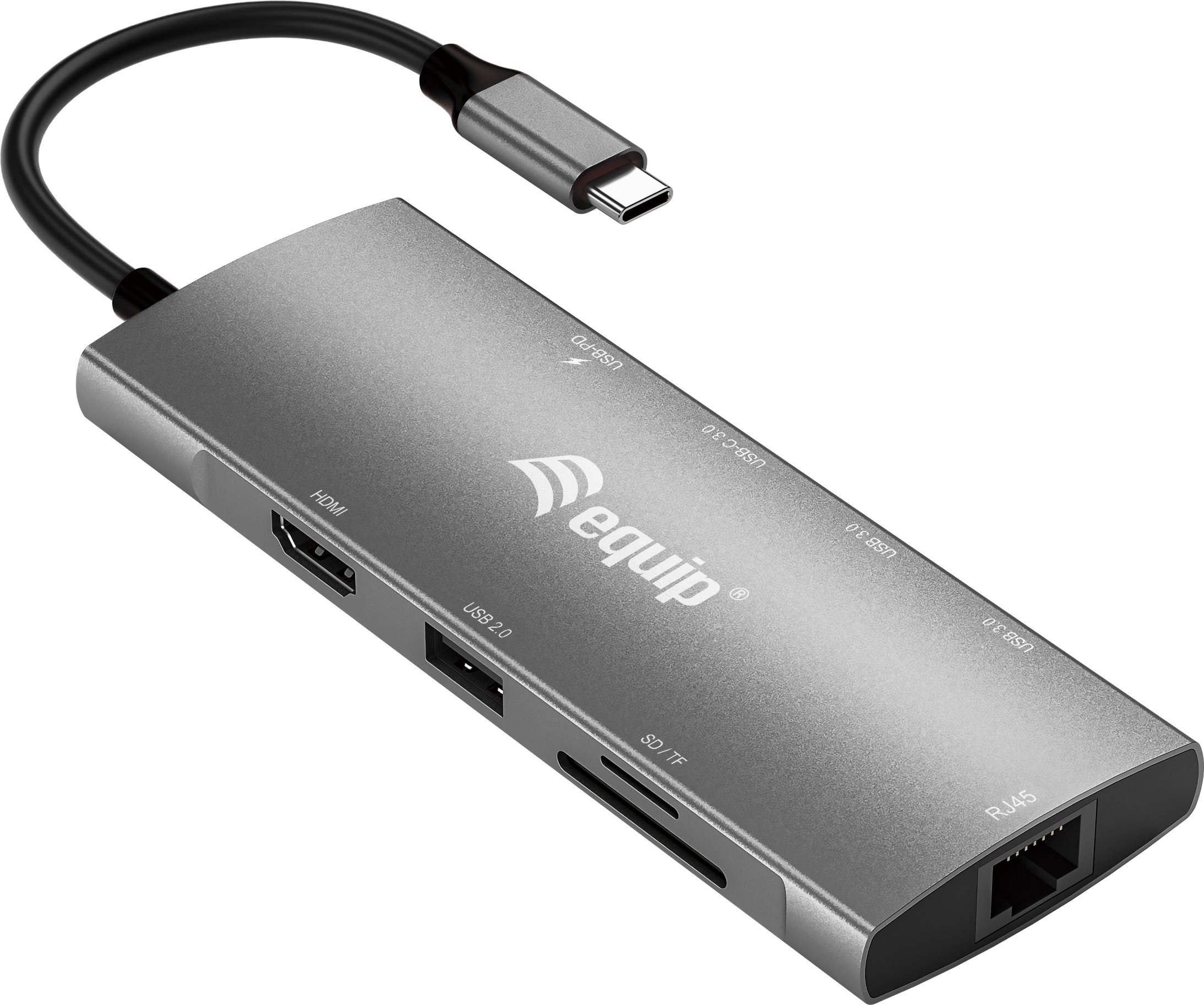 HUB USB Equip Dock USB-C->HDMI,Gigabit