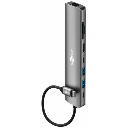 HUB USB Goobay Slim 8-portowy koncentrator