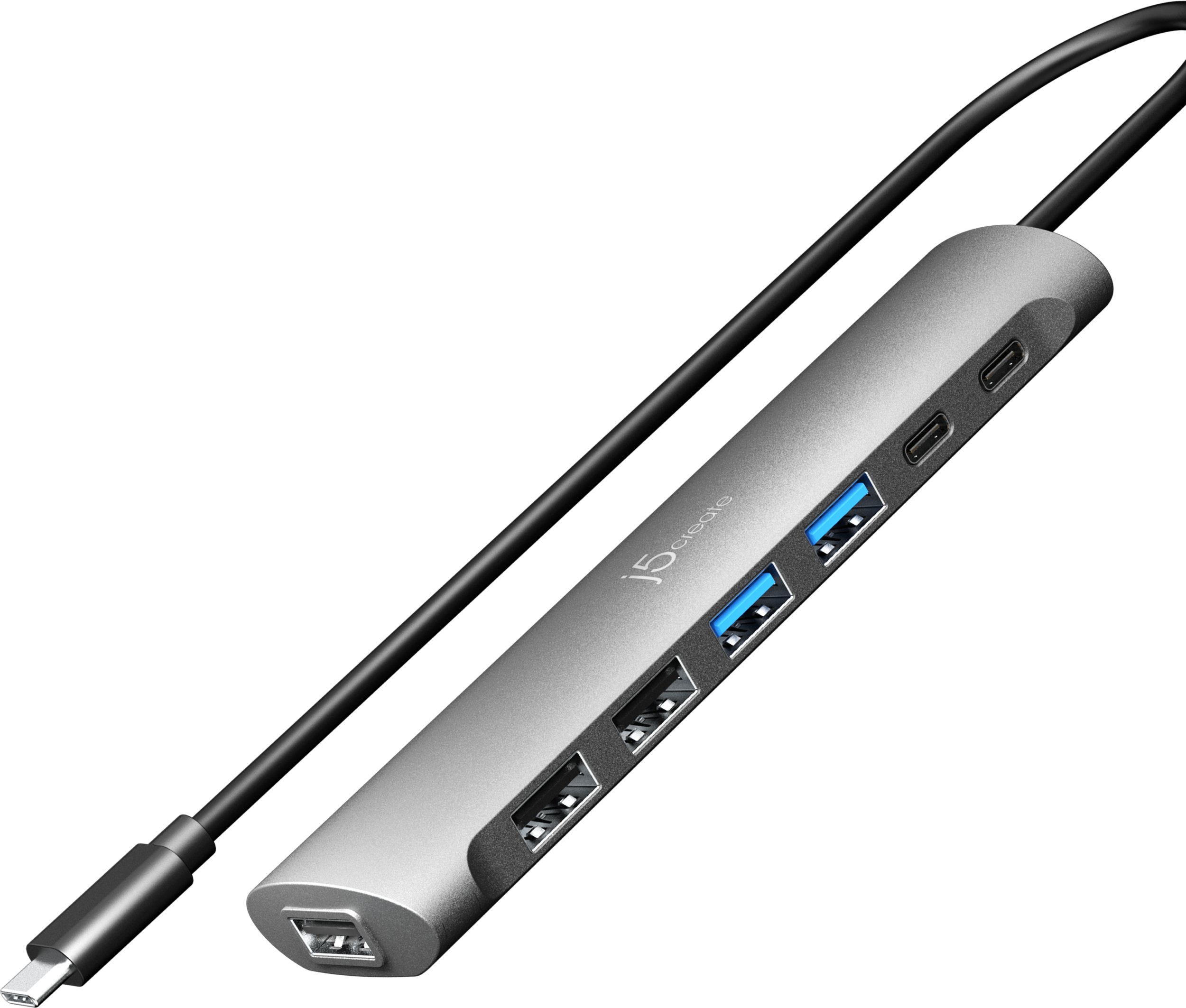 HUB USB j5create USB-C 7-port (JCH3007-N)