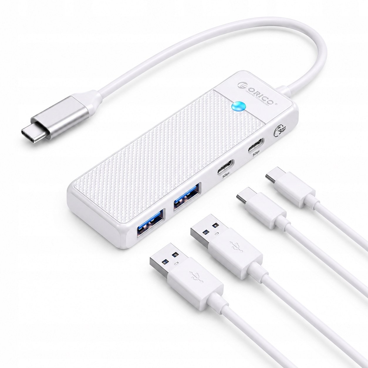 HUB USB Orico PAPW2AC-C3 4-portowy 2x