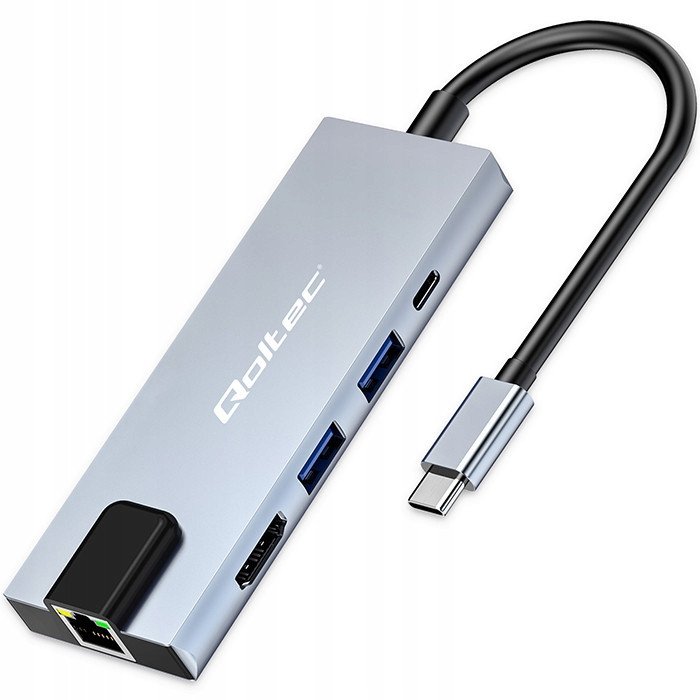 HUB USB Qoltec HUB USB-C |