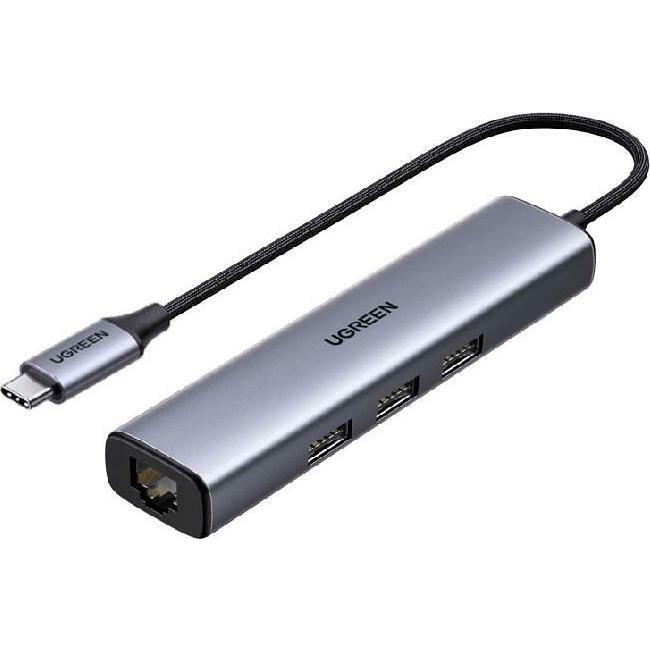 HUB USB Ugreen 1x RJ-45 +