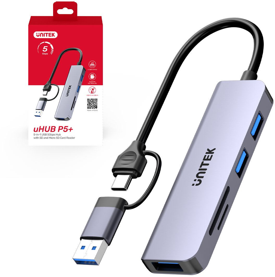 HUB USB Unitek uHUB P5+ 1x