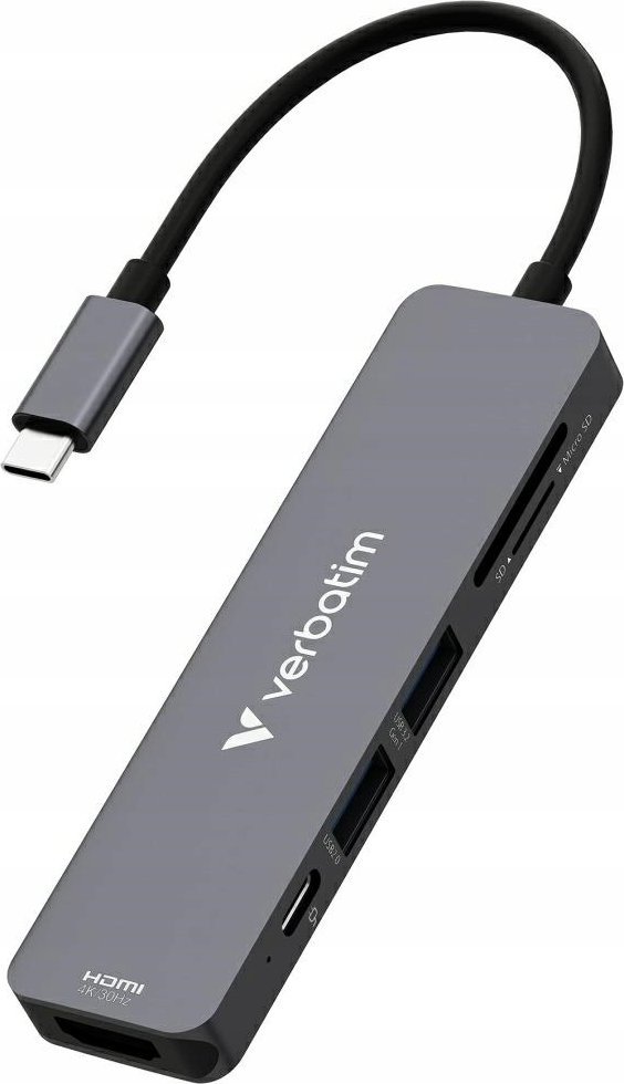 HUB USB Verbatim Hub Verbatim USB-C/HDMI/USB-A