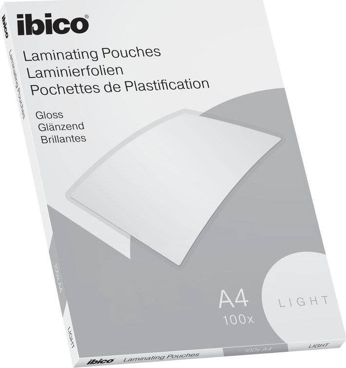 Ibico Lamineringslommer A4 Basic Light 80my