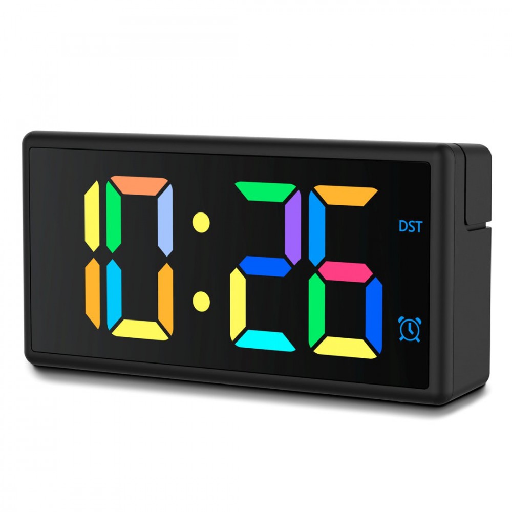 Hama Ibiza digital alarm clock black
