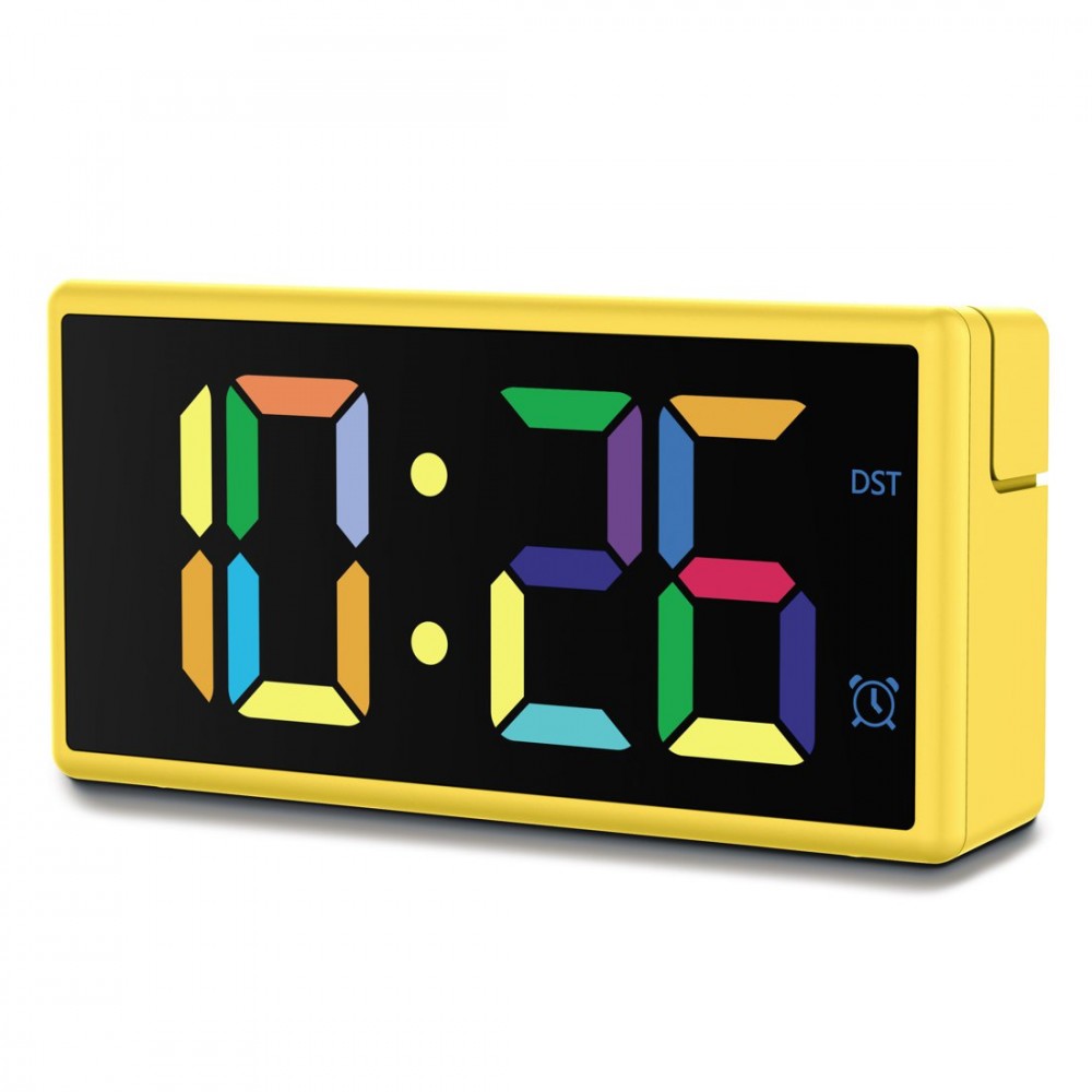 Hama ibiza digital alarm clock yellow
