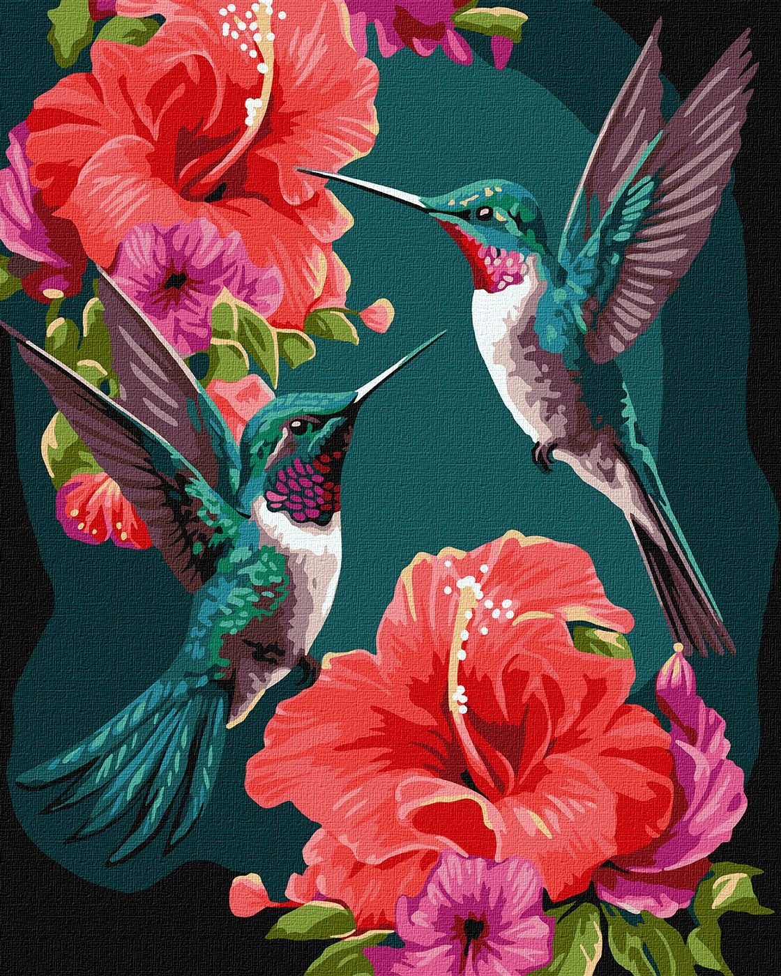 Ideyka po numeIDEYKA, 40x50 cm, metallic