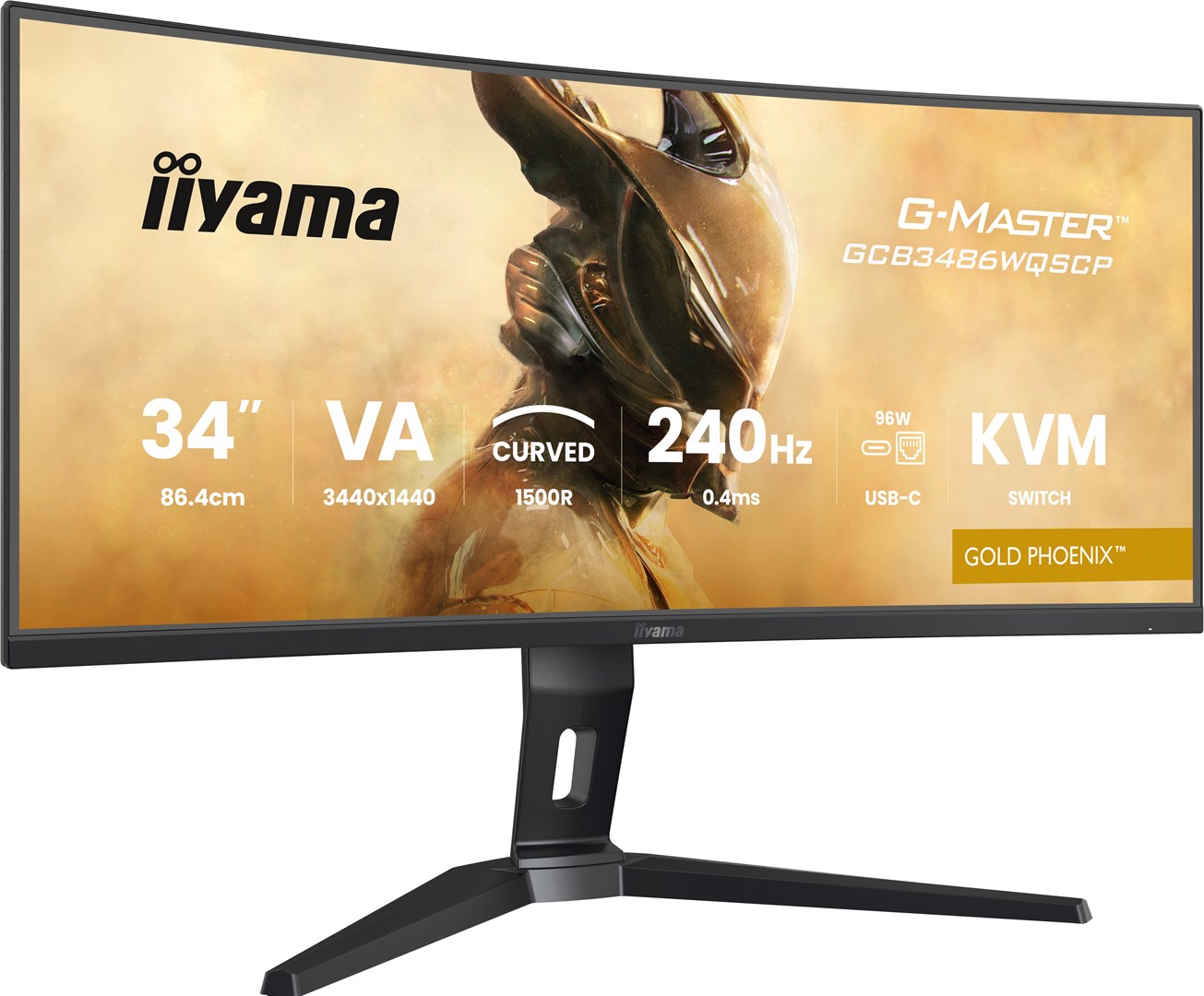 Monitor iiyama G-Master GCB3486WQSCP-B1 Gold Phoenix