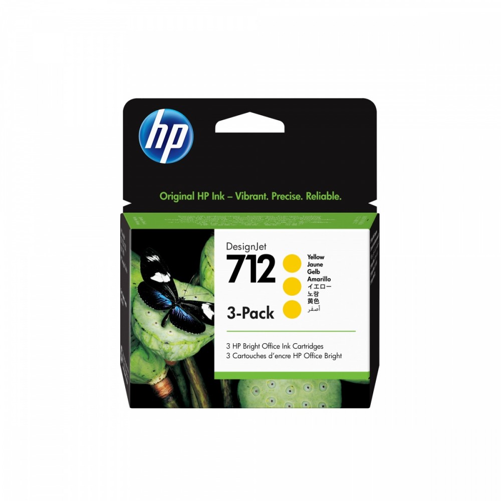 HP Inc. Ink 712 3-Pack 29ml