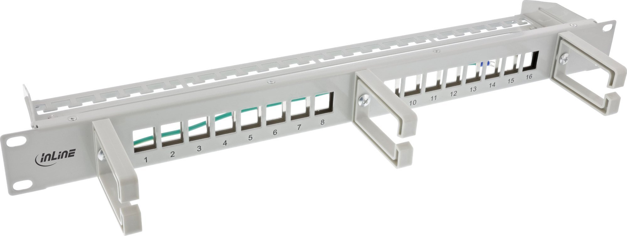 InLine InLine® 16-way patch panel, Keystone