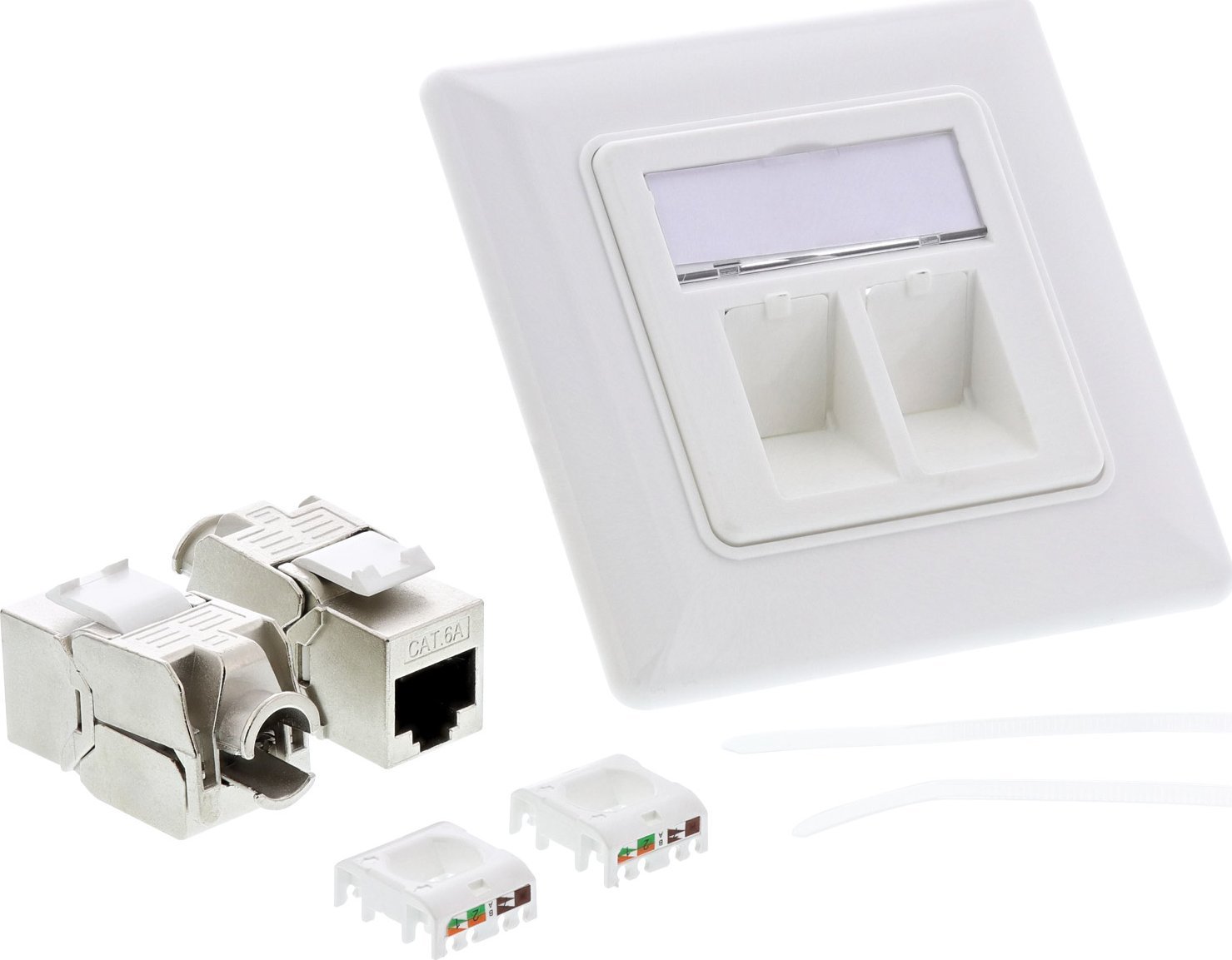 InLine InLine® Cat.6A box flush-mounted