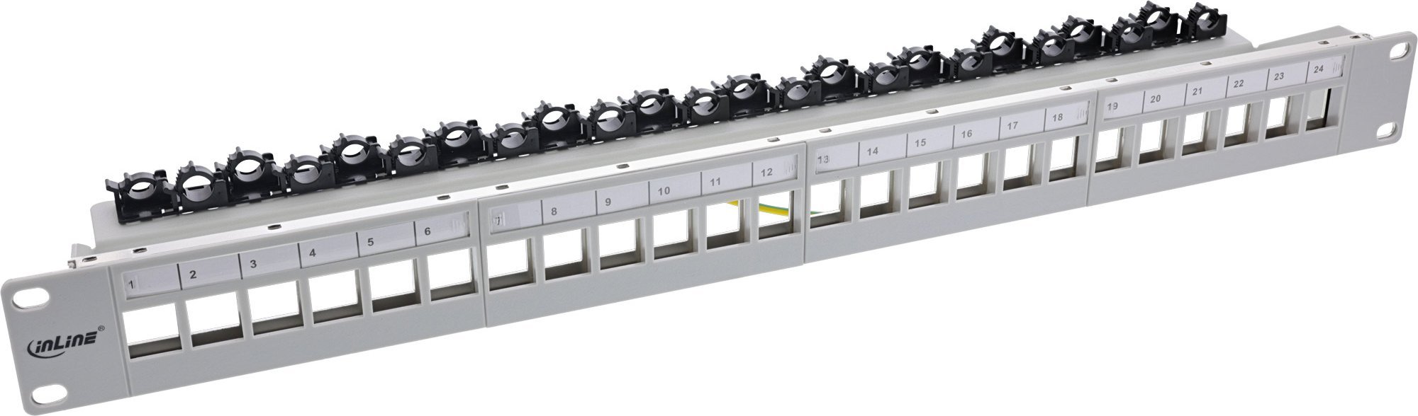 InLine InLine® Patch panel 24-way, Keystone