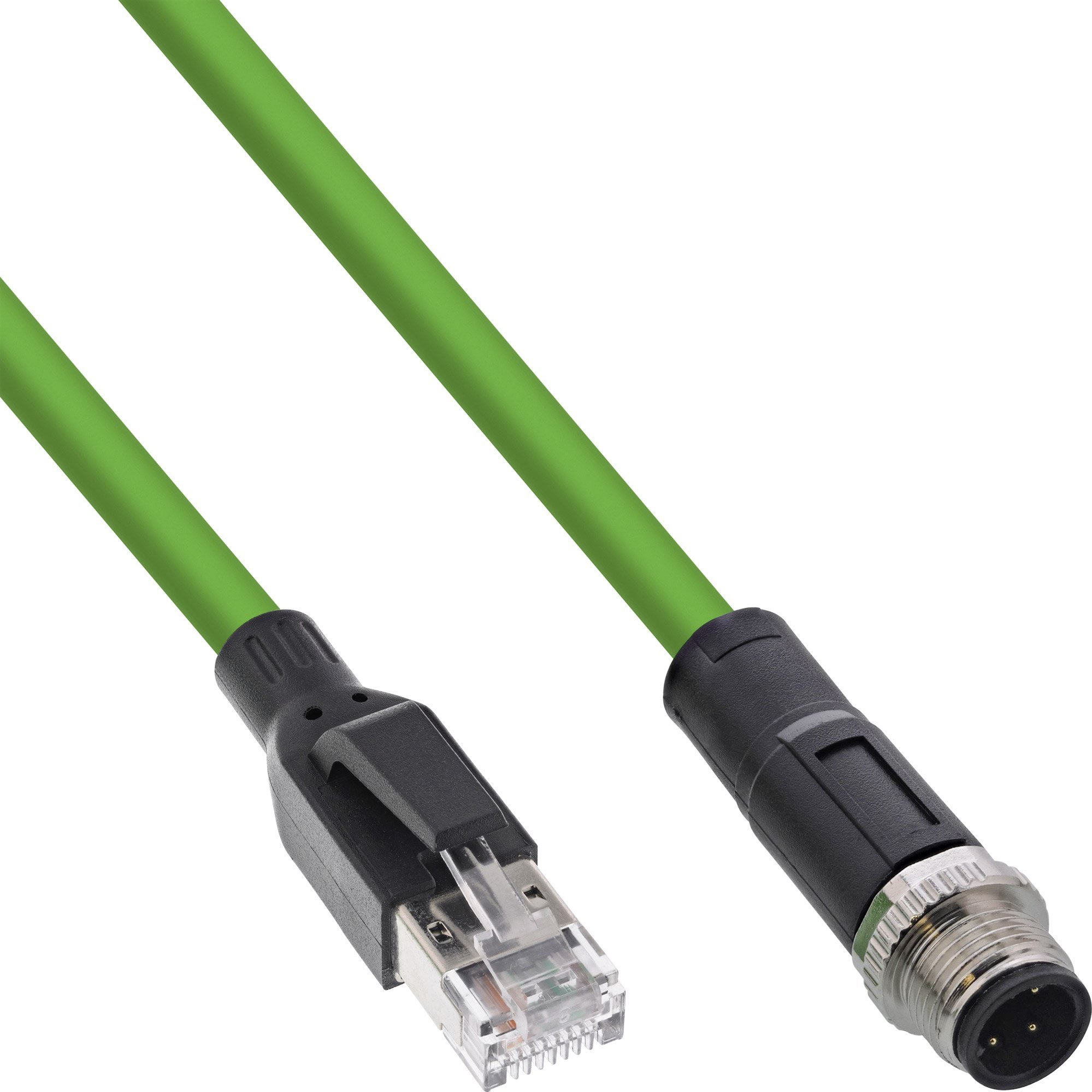 InLine Patchcord  M12 (D-kodowany) - RJ-45