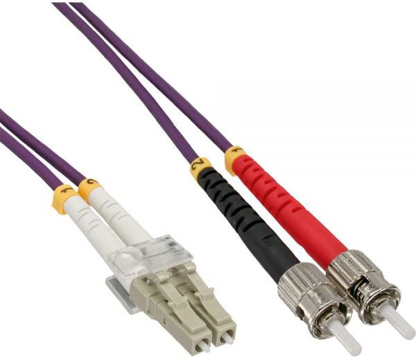 InLine Patchcord wodowy LC/ST 50/125µm OM4