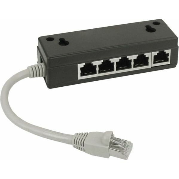 InLine Splitter ISDN 5x RJ45 żeński