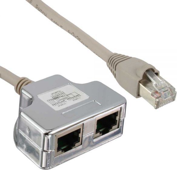 InLine T-  Splitter, Cat.5e, RJ45
