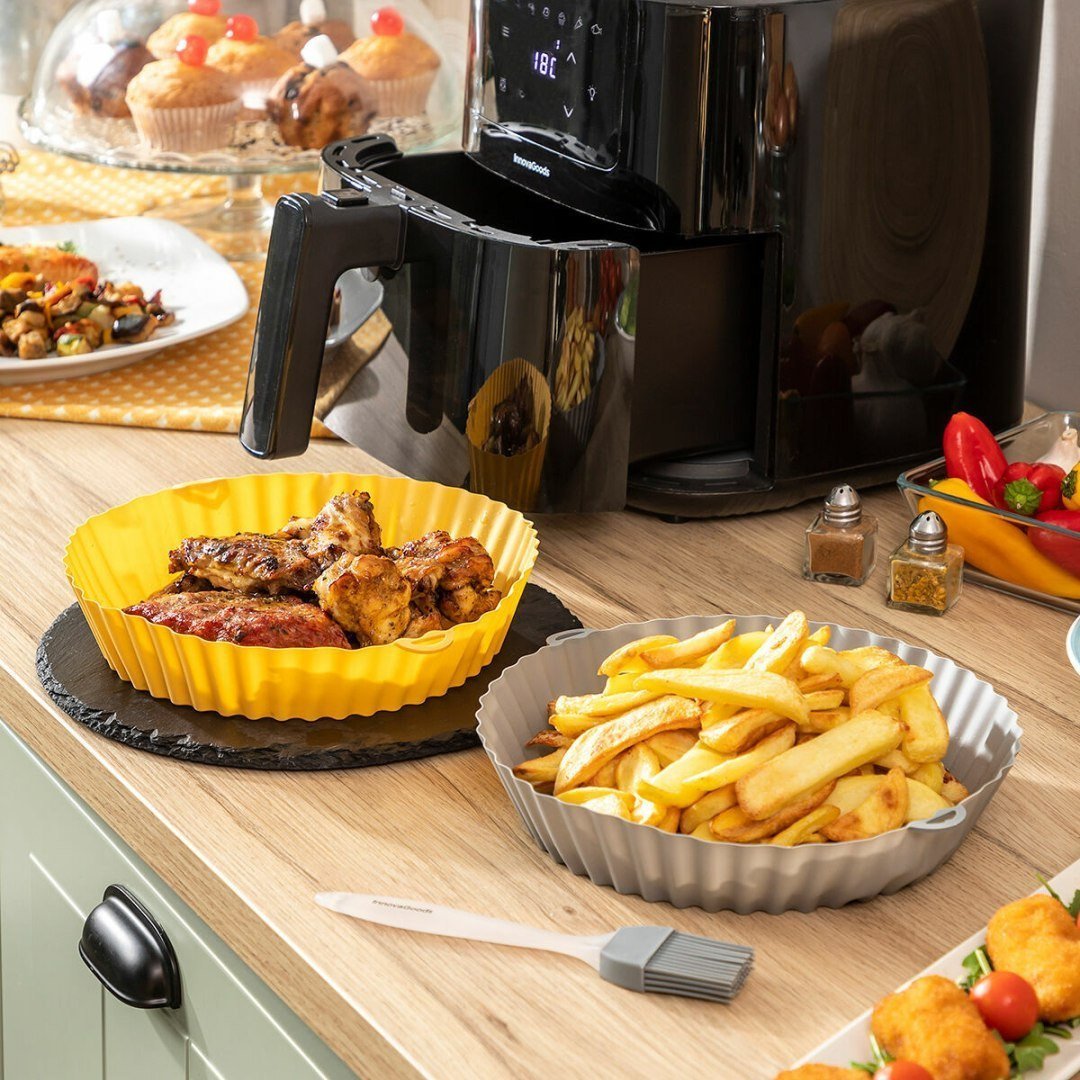 InnovaGoods Silikonowe  pędzlem do frytkownicy beztłuszczowej