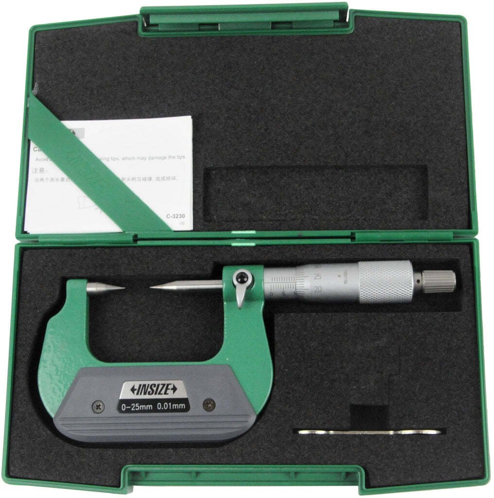 Insize MIKROMETR   0- 25  STOZEK/30 |